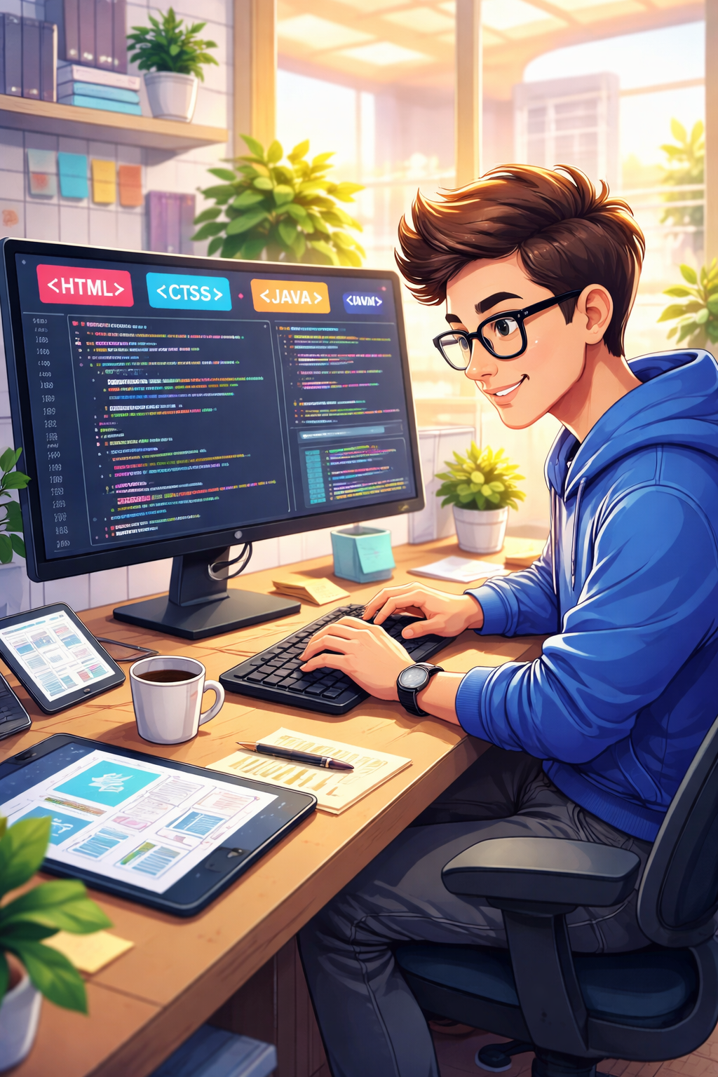 Graphic Designing Creative Illustration